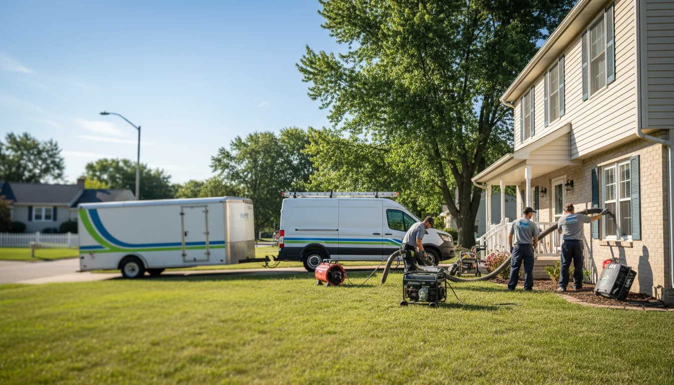 Flooded Basement Restoration And Cleanup With Repair in Norway, IA near me